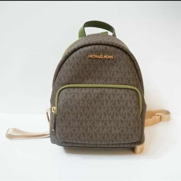 Michael Kors Brown Mini Backpack NWOT - Picture 1 of 13
